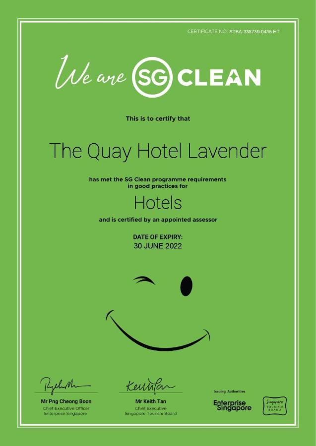Aqueen Hotel Lavender Singapur Exterior foto